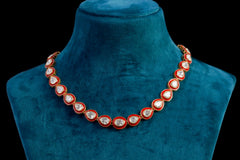 RadiantBeam kundan silver necklace by Khaitan Jewels