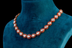 RadiantBeam kundan silver necklace by Khaitan Jewels