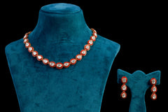 RadiantBeam kundan silver necklace by Khaitan Jewels