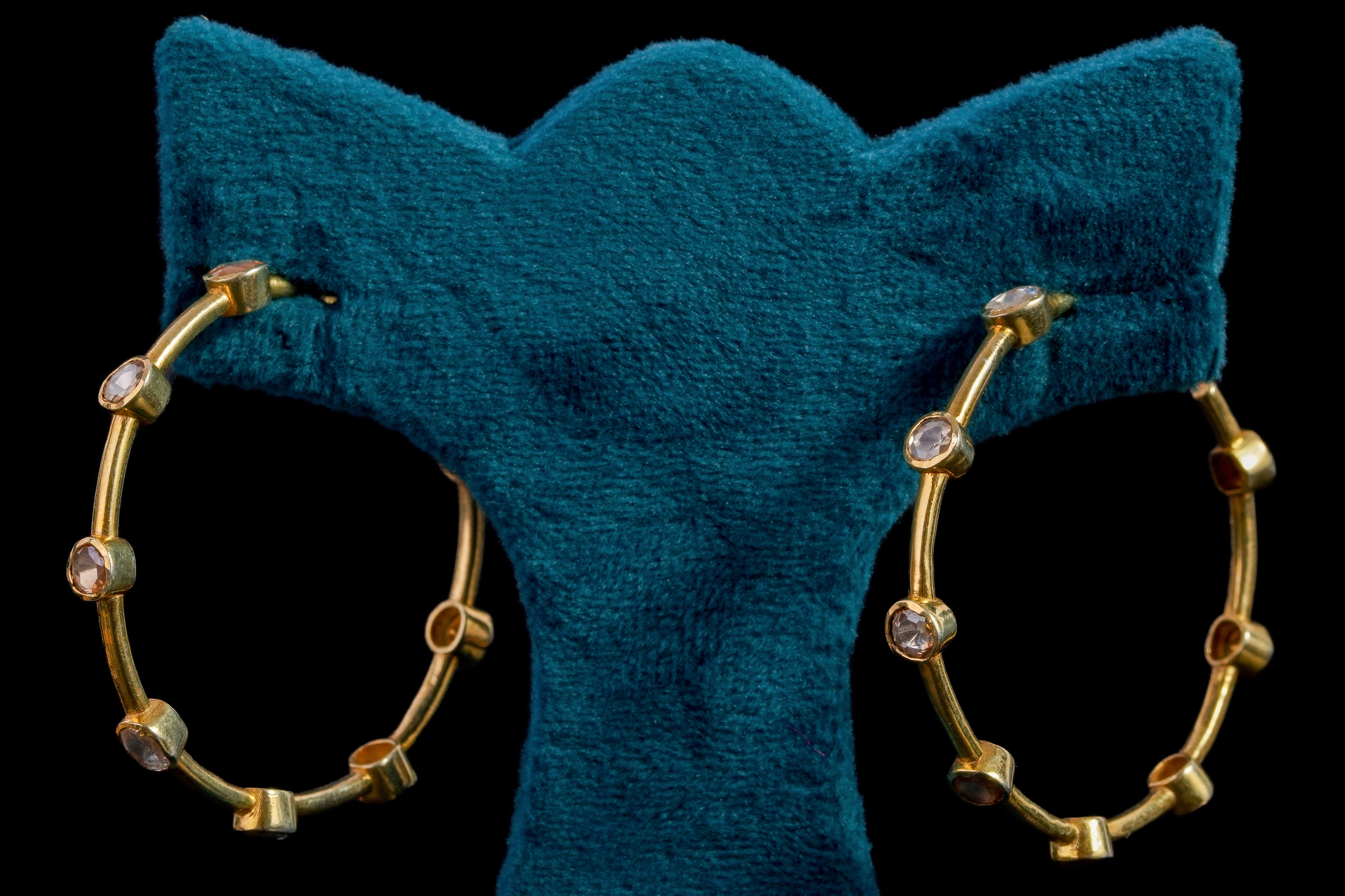 Shimmering Silver Drops by Khaitan Jewels