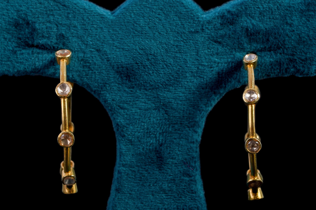 Shimmering Silver Drops by Khaitan Jewels