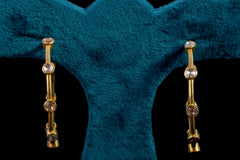 Shimmering Silver Drops by Khaitan Jewels