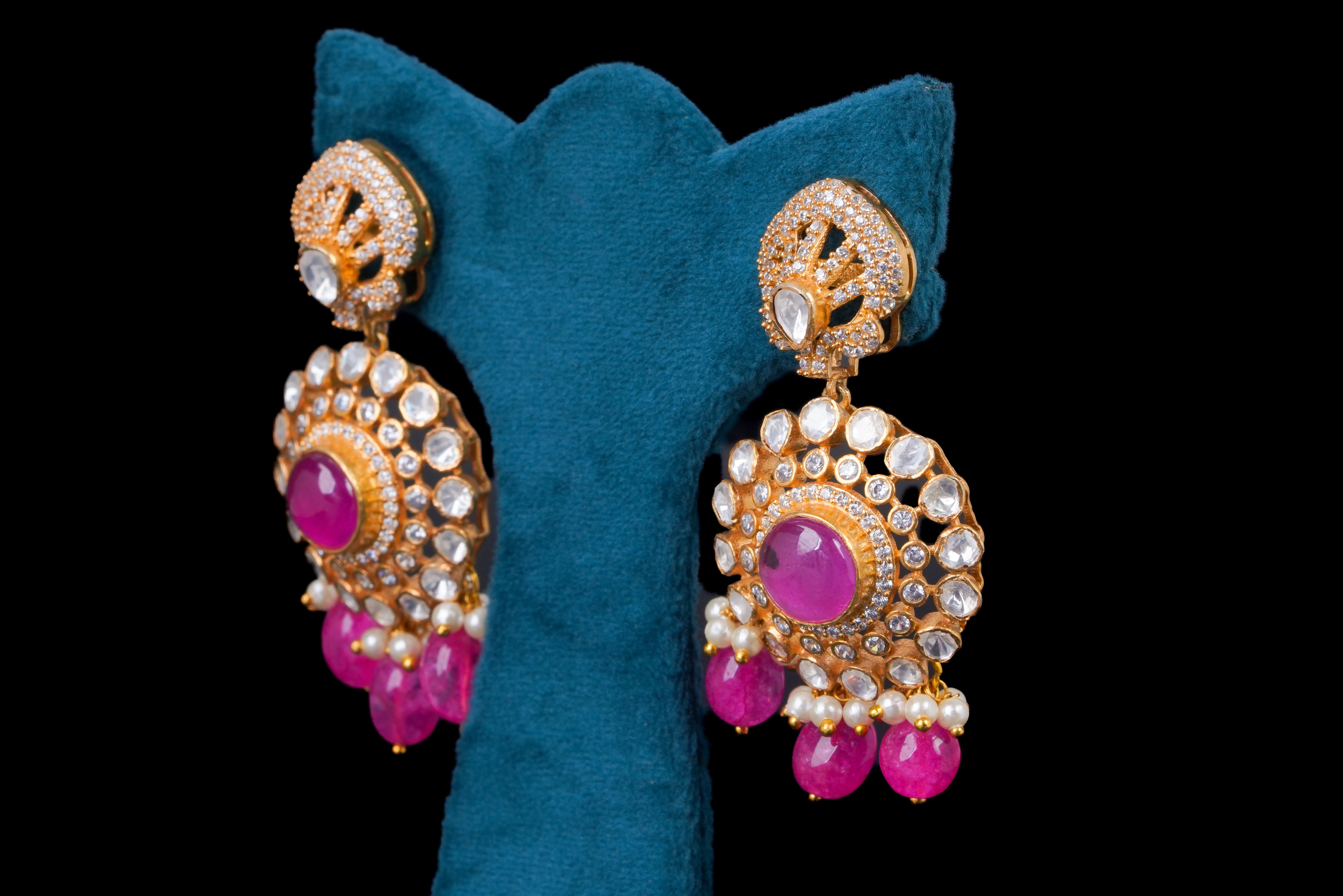 Royal silver kundan heritage necklace by Khaitan Jewels