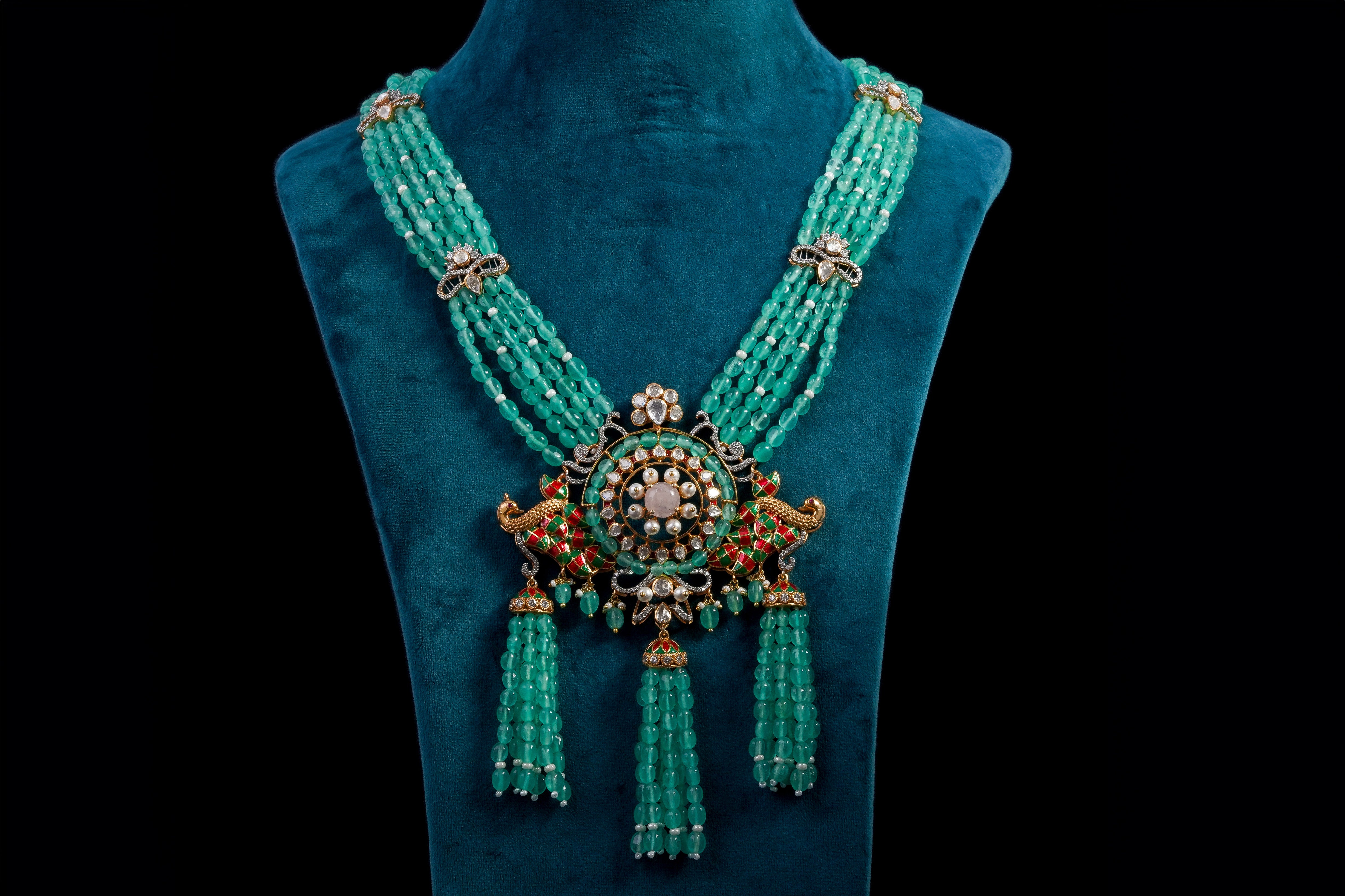 RoyalGleam Silver Necklace by Khaitan Jewels