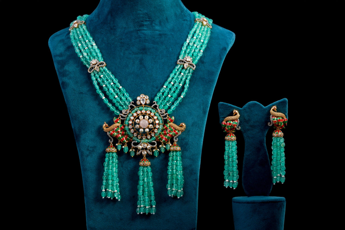RoyalGleam Silver Necklace by Khaitan Jewels