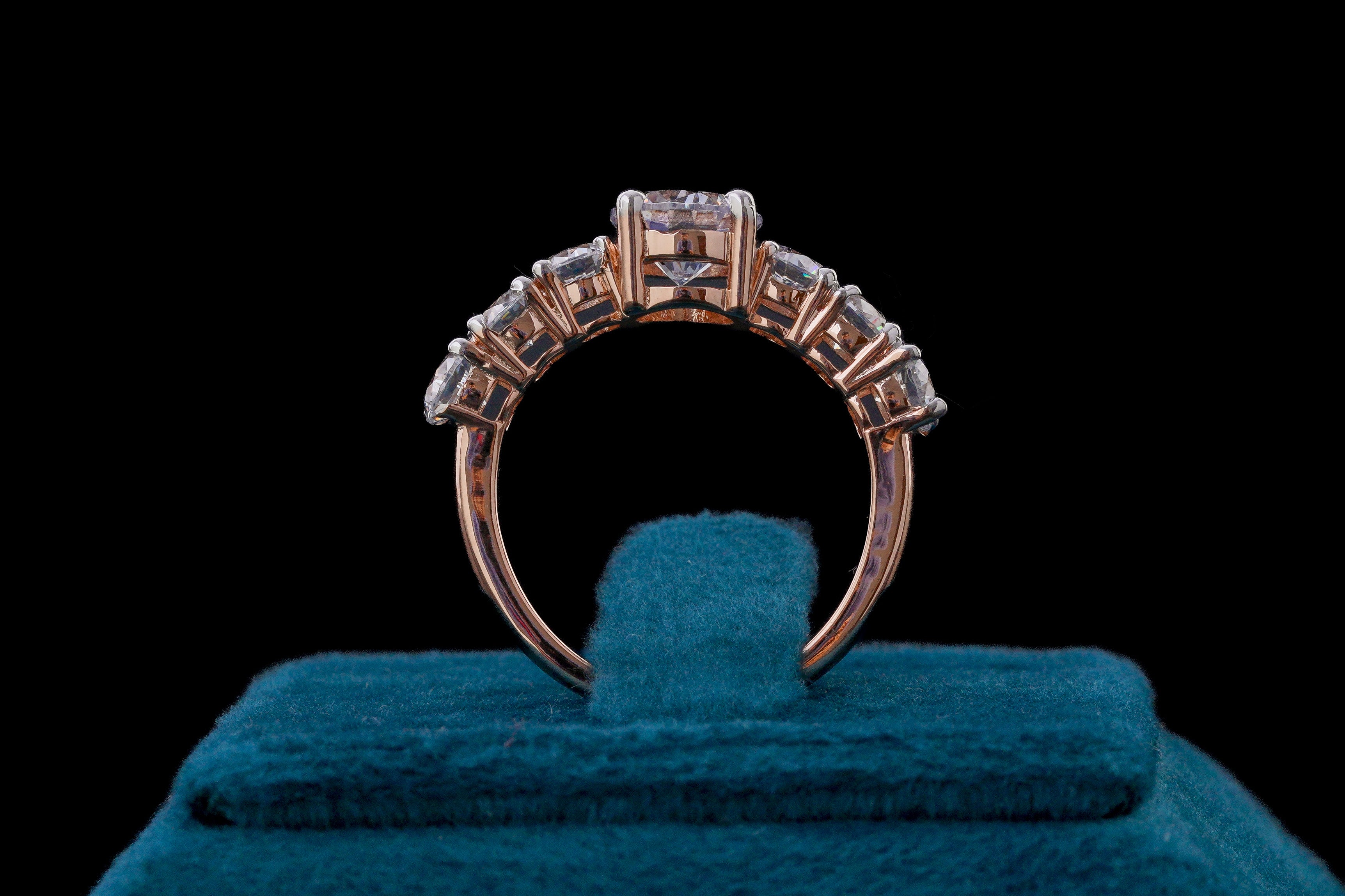 Elegant Diamond Ring By Khaitan Kewels