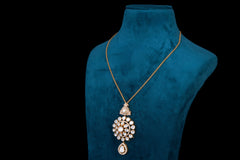 Golden Polki Charm Ensemble by Khaitan Jewels
