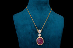 Radiant Ruby Elegance Set by Khaitan Jewels