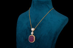Radiant Ruby Elegance Set by Khaitan Jewels