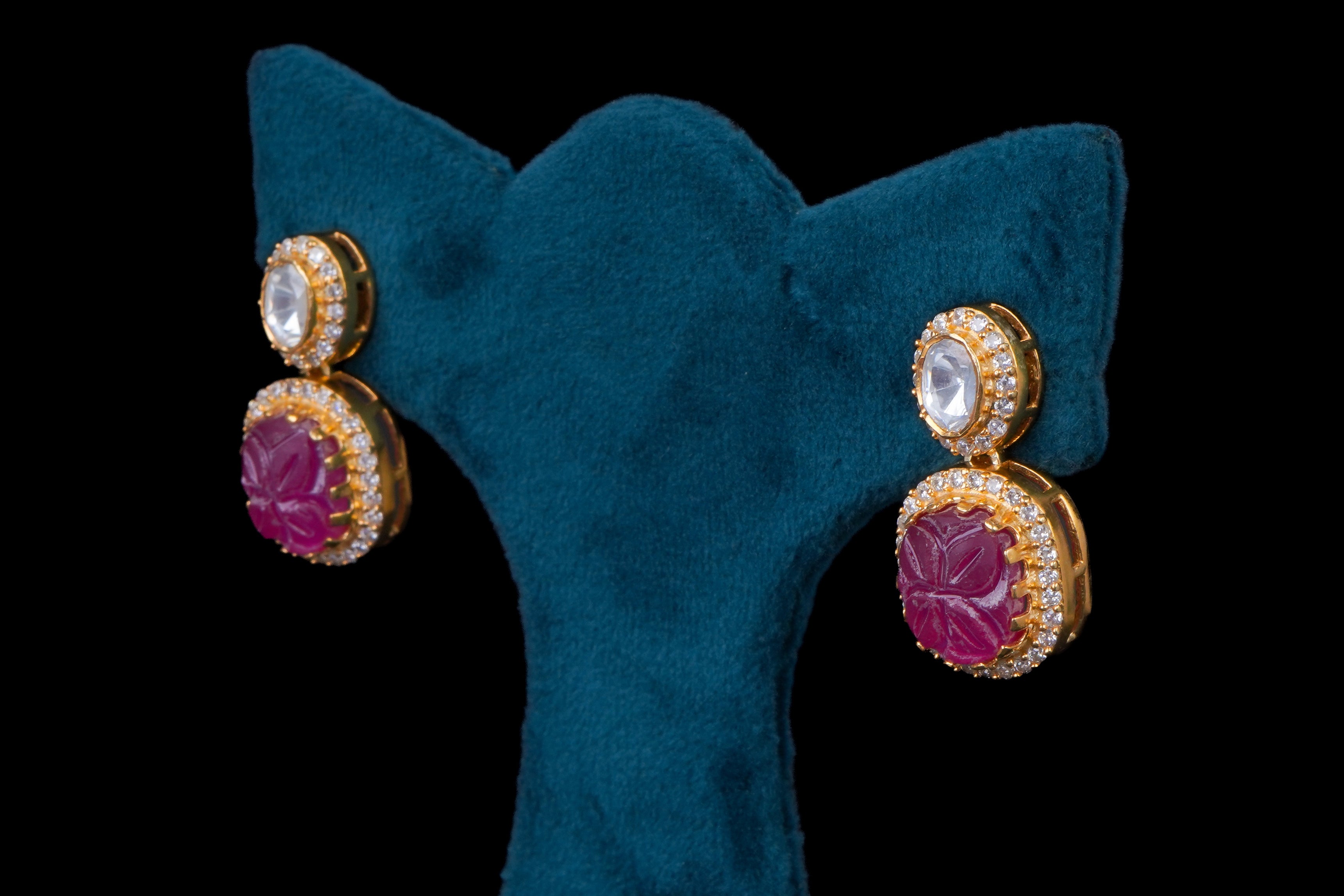 Radiant Ruby Elegance Set by Khaitan Jewels