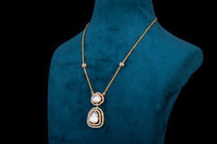 Diamond Dazzle Polki Necklace Set by Khaitan Jewels
