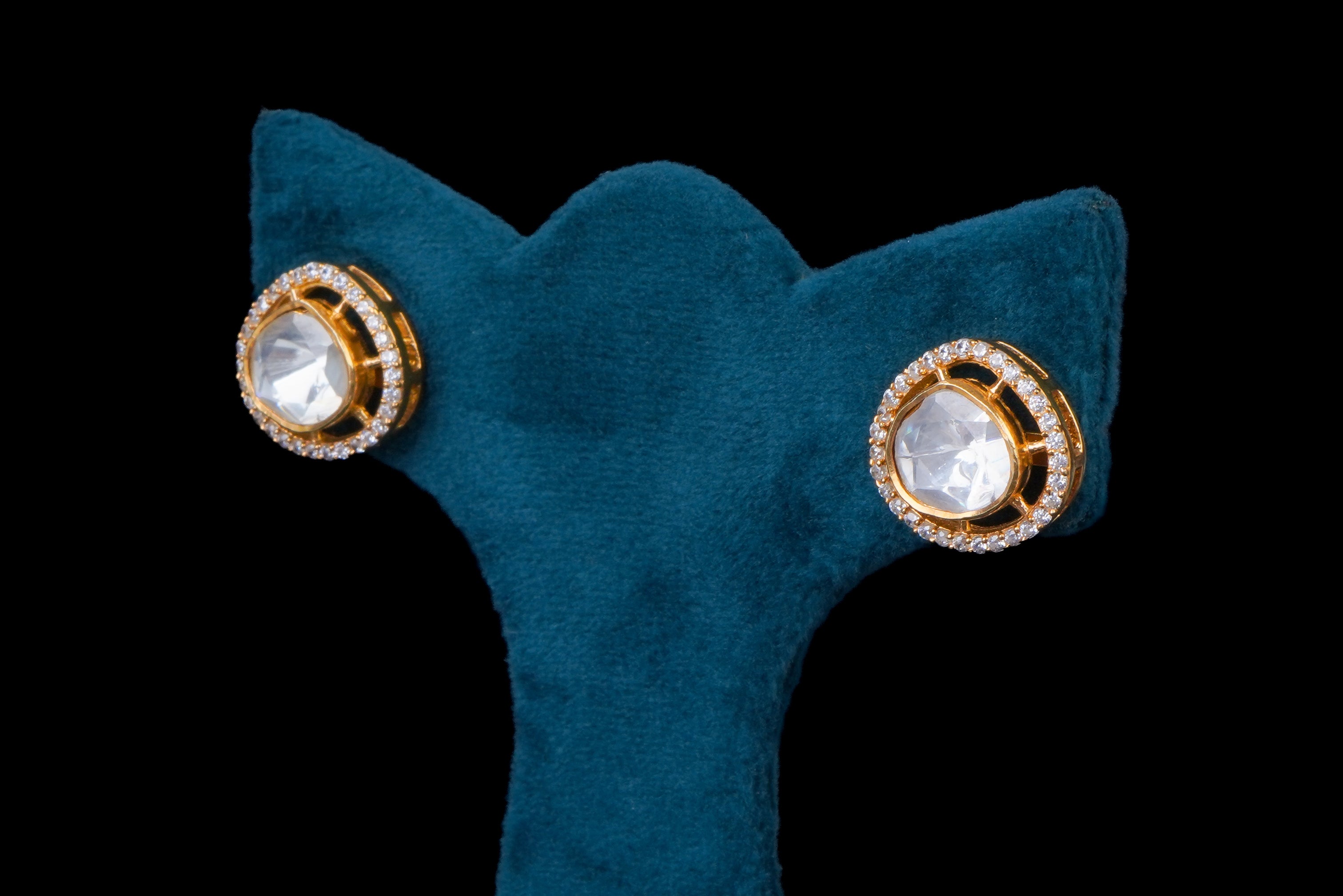 Diamond Dazzle Polki Necklace Set by Khaitan Jewels