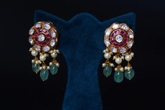 Celestial Navratna Polki Set By Khaitan Jewels