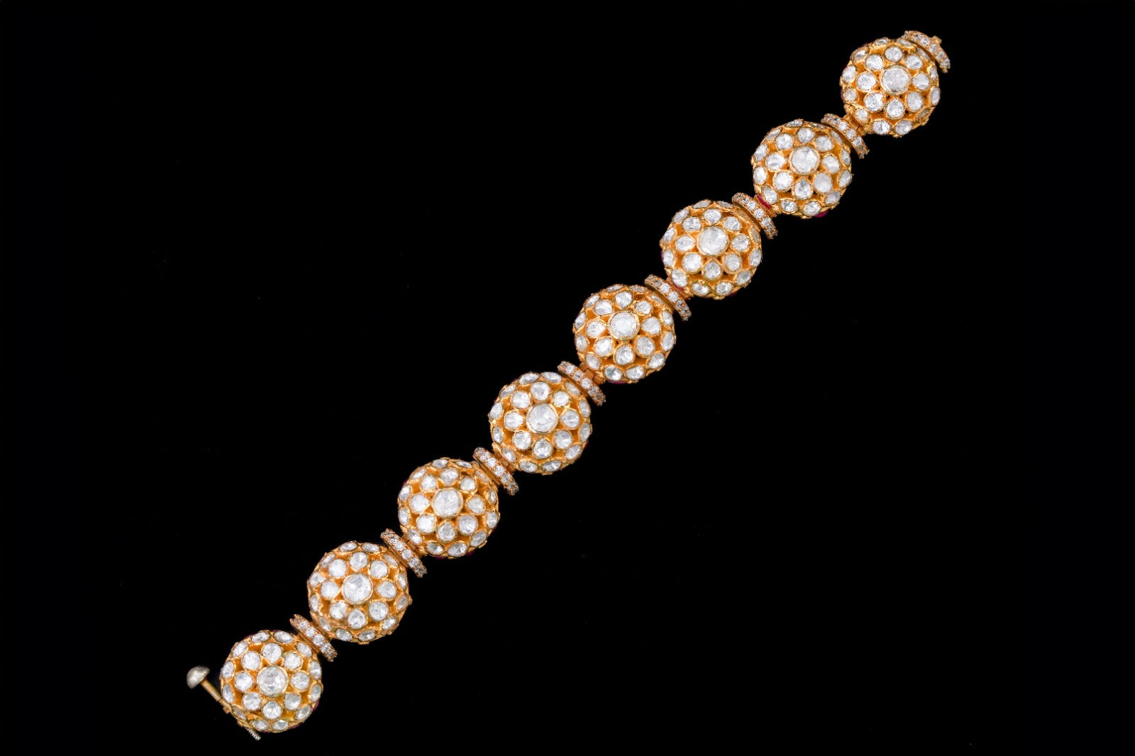 Radiant Round Polki Bracelet By Khaitan Jewels