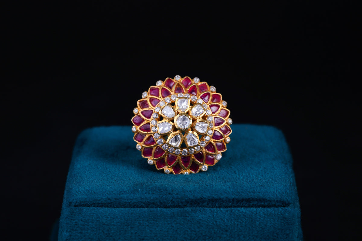 Ruby Mist Ring By Khaitan Jewels