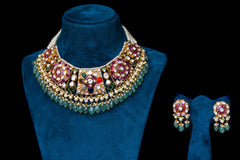 Celestial Navratna Polki Set By Khaitan Jewels