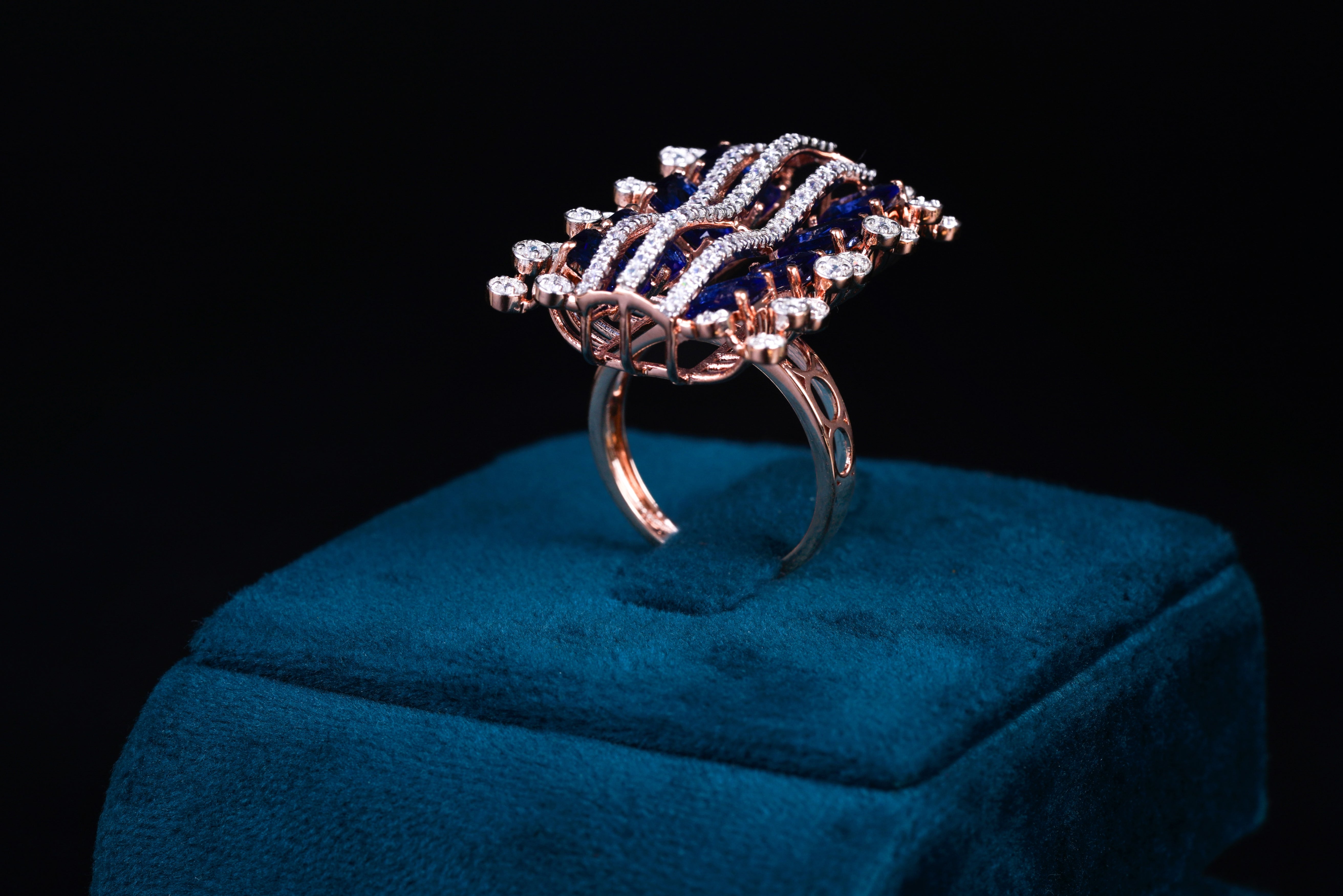 Mystic Flame Ring By Khaitan Jewels